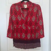 Anthropologie  Maeve Woodland Walk Top