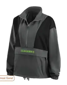 Baltimore Ravens WEAR by Erin Andrews Women's Popover Packable Half-Zip‎ Jacket