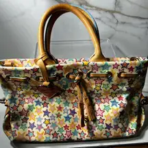 Y2K Dooney & Burke multi-color stars purse.  Missing the shoulder strap.