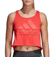 Adidas Red Crop Tank Top,‎ size Med