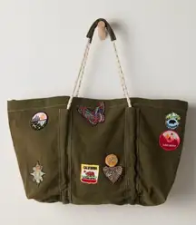 Free People Been There Badge Tote Bag NWT $128