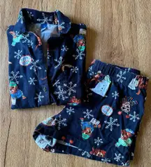 Old Navy Holiday Doggy Patterned Pajama Set Size Small