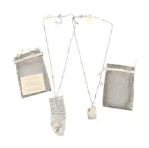 NEW Mary Kay Bundle of (2) Necklaces Mary Kay Foundation Silver Long Necklaces