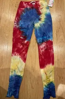 Womens new with tags distressed tie dye pants size 5 - these pants are awesome