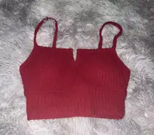 Gilly Hicks Super Cute  Red Top/Bralette With Padding