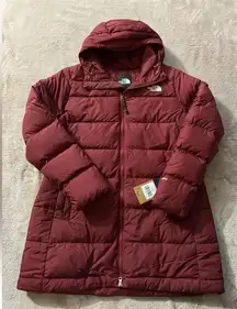 The North Face  Women Gotham Parka Cordovan 550 Down Jacket Hooded Sz 2XL NWT