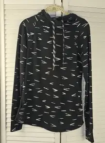 Title Nine Womens Black Manresa Pullover Hoodie Small