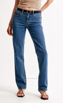 Abercrombie 90s Straight Mid-Rise Jeans Curve Love
