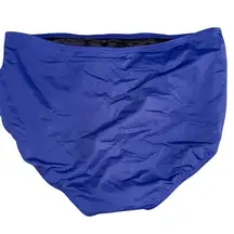 Lands' End‎ Women's Blue Bikini Highrise Bottoms Size 14