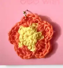 Handmade Crochet Flower Earrings