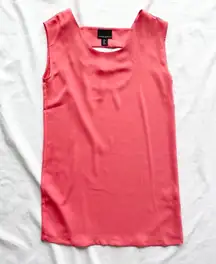 Coral Cut out Back Shift Dress Size Medium