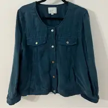 Woman’s Loft Jean Style Jacket Size Large