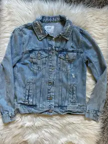 Distressed Denim Jacket