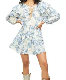 Free People Sunbaked Swing Dress in Tea Combo size XS!