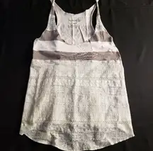 We‎ The Free Striped Lace Tank Top Medium