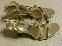 Kelly & Katie Strappy 3" Heel‎ Gold Sandals