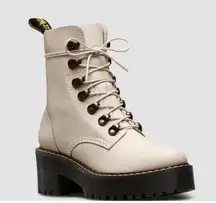 DR. MARTENS Leona Temperley Leather Heeled Boots