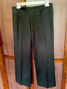 Trina Turk black cotton pants.  Size 6‎