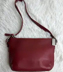 Vintage COACH y2k  Red Demi Legacy Mini Duffle bag