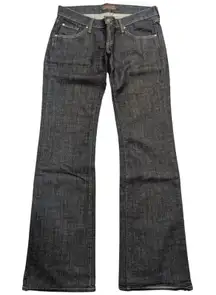 JAMES JEANS Womens 28 Preserved Denim Boot Cut Dark Wash Designer Premium‎ USA