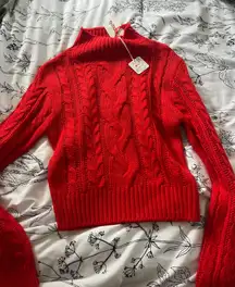 Red Knit Sweater