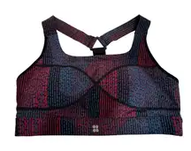 Sweaty Betty Sports Bra Multicolor Geometric Print Medium Padded Strappy Back
