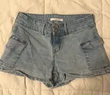 Low Rise Cargo Shorts