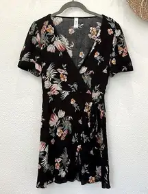 MAHINA Floral Wrap Dress