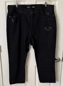 Old Navy Women’s High Rose Slouchy Black Relaxed Jeans.