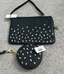 - NWT , Fossil , wallet wristlet WITH coin purse. 
Leather