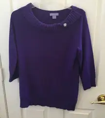 FINAL MARKDOWN Ladies Laura Scott sweater petite medium