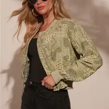 VICI Paisley Print Bomber Jacket medium