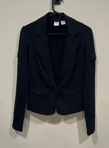 A|X Armani scuba stretch jacket blazer women Size M career professional