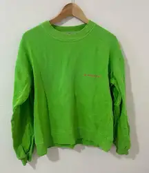 Vintage Armani jeans stone washed green crewneck size medium