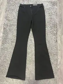 Black Flare Jeans 