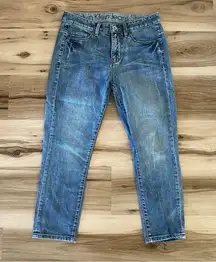 Calvin Klein Midrise Cropped Straight Leg Jeans size 28/6