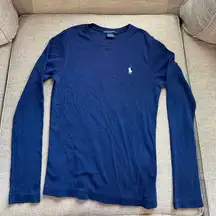 Ralph Lauren  Sport Navy Blue Cotton Long Sleeve