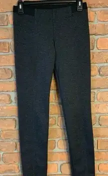 Simply Vera Vera Wang Ponte Knit Pants Womens XS Gray Pull On Career Skinny Slim