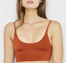 Free People NEW  HAH Bronze Cami BrHAH Unpadded Loungewear Boho Bralette XS