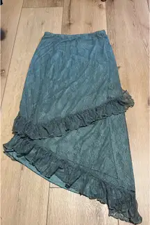 Urban Outfitters Long Skirt green 
