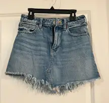 Free People Denim Miniskirt