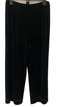 Chico's Travelers Womens Size XL Black Stretch Slinky Pants