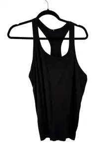 Lululemon Swiftly Tech Racerback Tank Top Black Active Gym Workout Womens 12