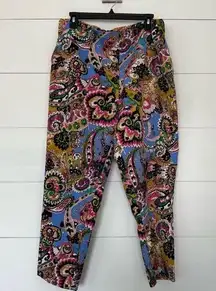 Jules & Leopold Women’s Large Paisley Patterned Pants