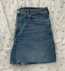 - Wide Leg Denim Shorts w/ DIY Raw Hem