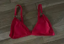 NWOT Brazilian Curtain Bikini Set Red Size Medium - Fits Like a Small