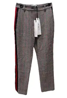 Isabelle Blanche Dress Pants Black and Red Size XS