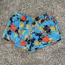 Barely Baggies Shorts Kelp Garden Radar Blue