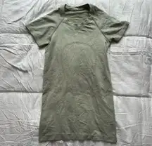 Green Lululemon Swiftly Tech Short Sleeve