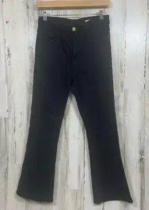 FRAME Jeans size 28 Le Crop Mini Boot Black Bootcut Flare Premium Denim Stretch